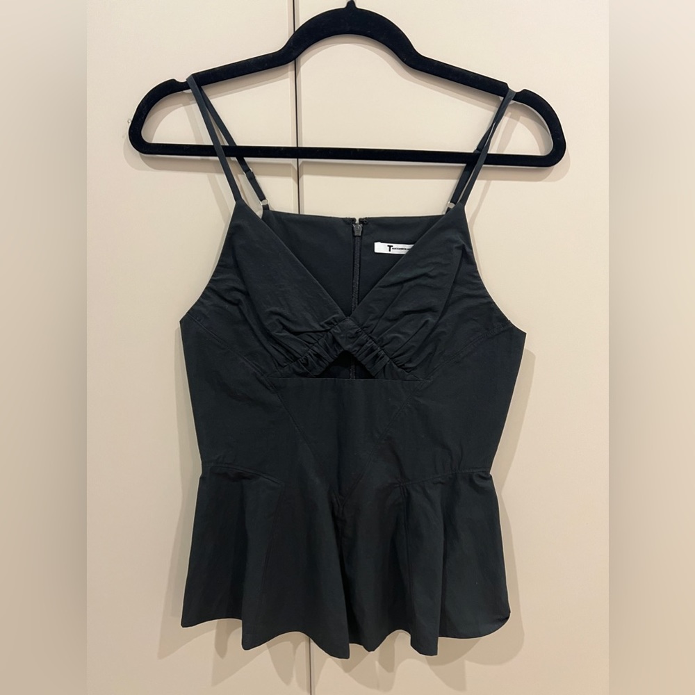 Alexander Wang keyhole tank top poplin 0 XS - Picture 2 of 6